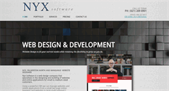 Desktop Screenshot of nyx.co.nz