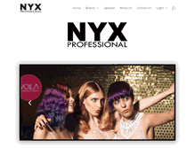 Tablet Screenshot of nyx.com.au